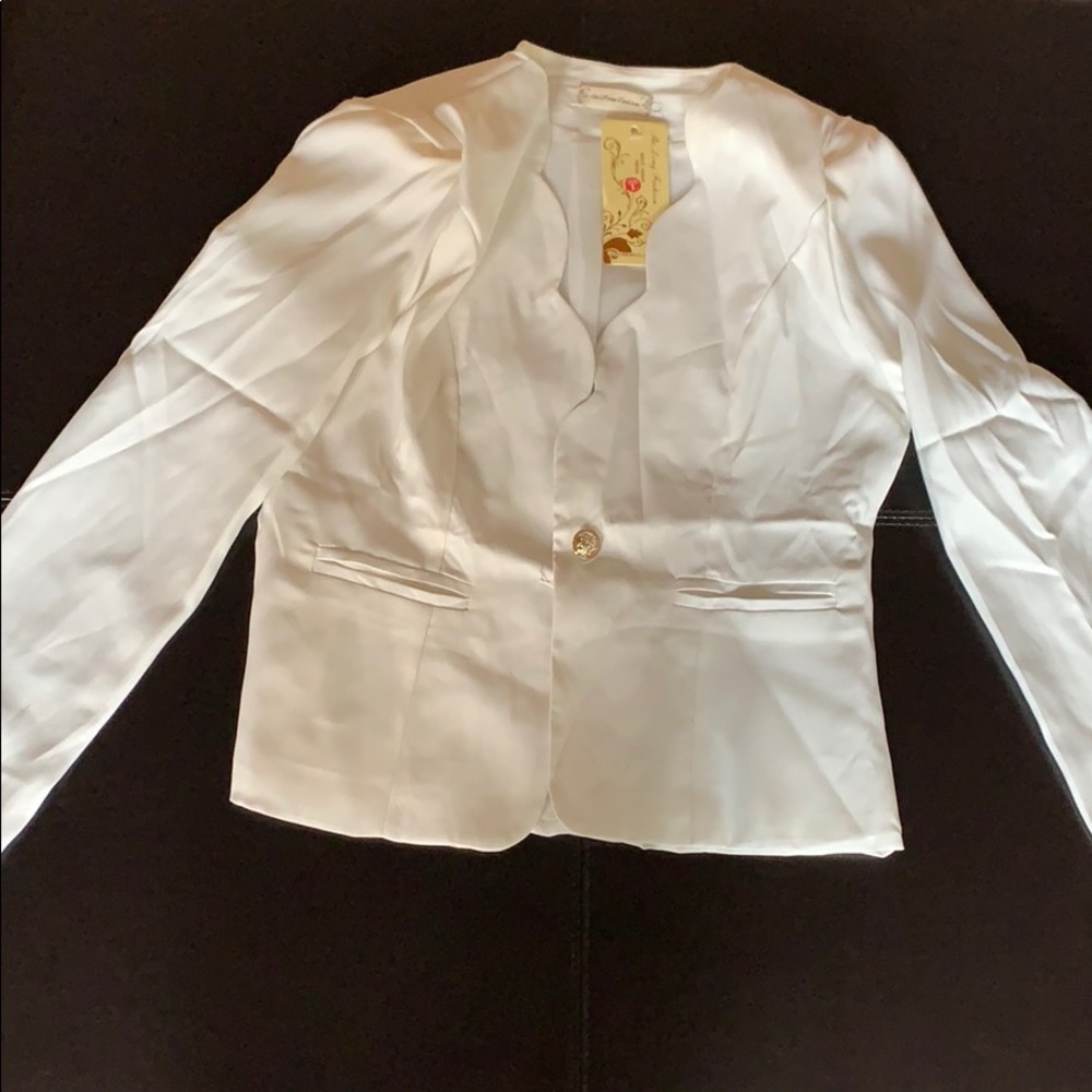 White blazer